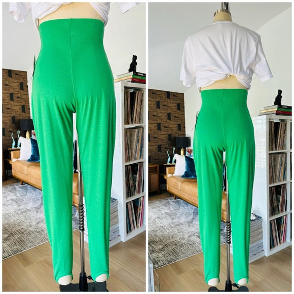 NWT’s Vintage 80’s High Waist Stirrup Leggings - Picture 5 of 13